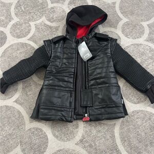 Disney Black and Red Hooded Kids Jacket